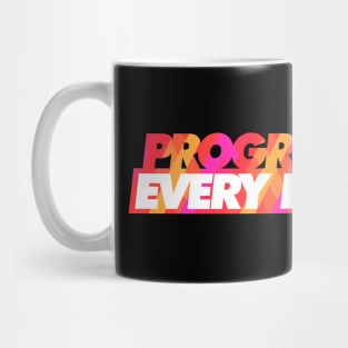 'Progress' Motivation Mug